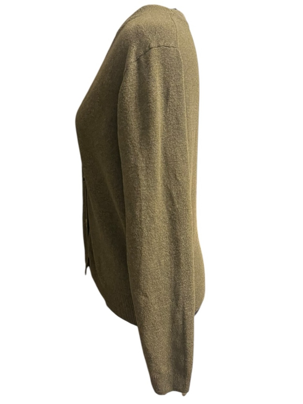 A New Day Olive Green Cardigan Sweater S - Picture 4 of 6